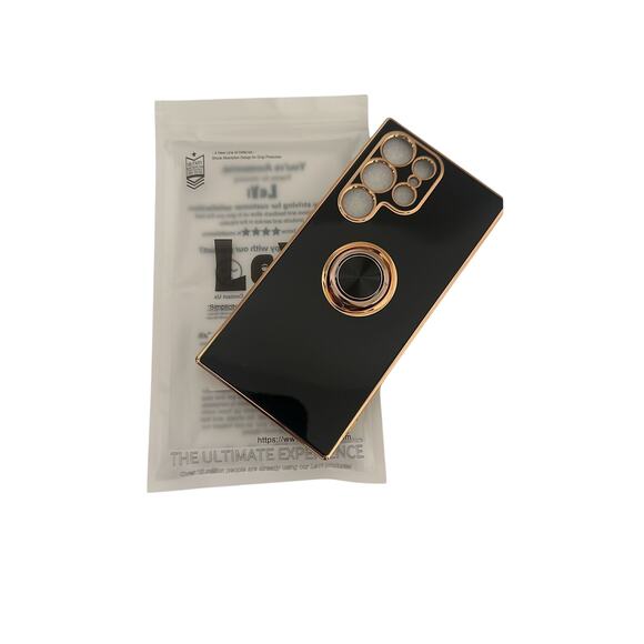 Case for Samsung Galaxy S23 Ultra 5G – Black with Gold Details - Picture 4 of 7
